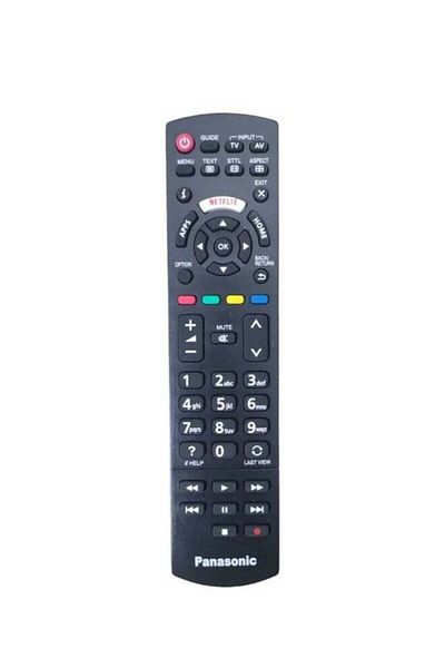 erorex Remote Control For Panasonic PLASMA, LCD, LED And Smart TV Black
