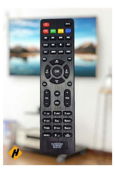 erorex Replacement Remote Control For Eurostar, Samson mini HD Receiver
