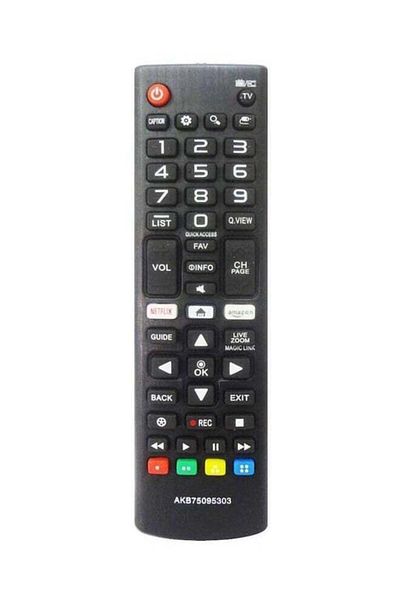 erorex Remote Control For Lg Tv Black