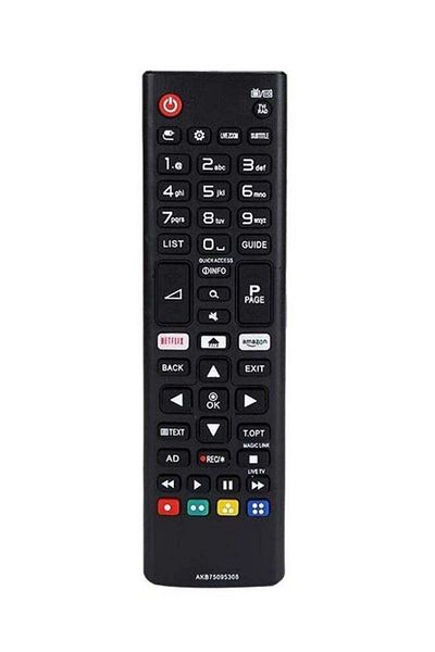 erorex جهاز التحكم عن بعد للتلفزيون الذكي LG باللون الأسود