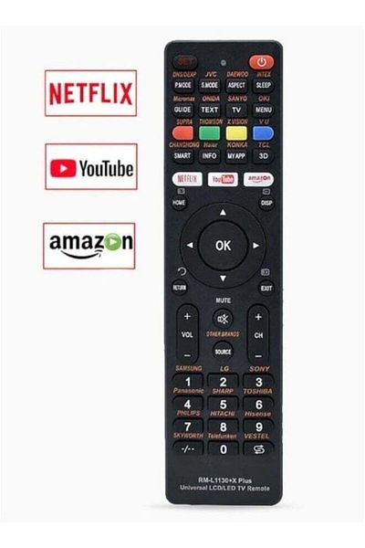 erorex جهاز تحكم عن بعد عالمي للتلفزيون LCD LED Rm-L1130+X Plus