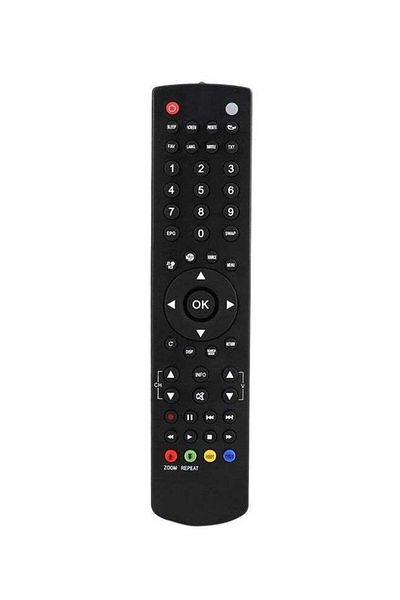 erorex جهاز تحكم عن بعد محمول عالمي للتلفزيون الذكي بديل لجهاز التحكم RC1910 TV باللون الأسود