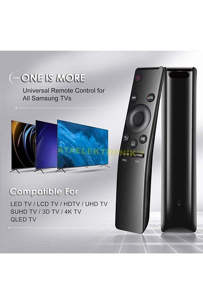 erorex جهاز التحكم الذكي Samsung MU7000 للتلفزيونات الذكية LED LCD من سامسونج + هدية بطارية