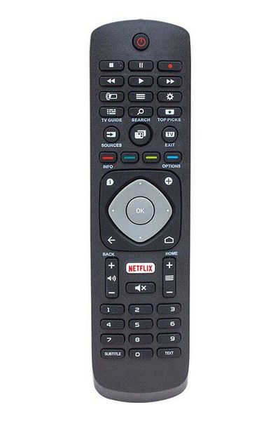 erorex جهاز التحكم عن بعد KL Philips RM-L1285 Netflix Button للتلفزيون LCD-LED ( )