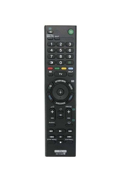 erorex Remote Control For Sony Smart Tv Black