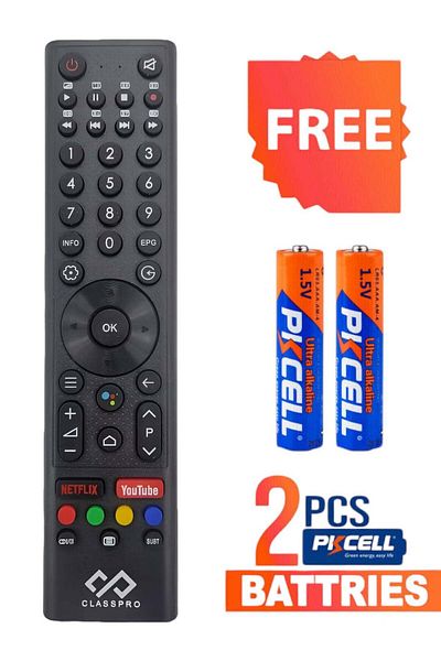 erorex AMGREEN Replacement Remote Control For ClassPro Smart Tv