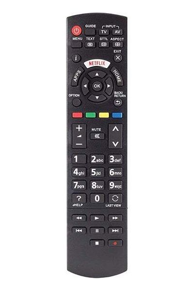 erorex Huayu Kl RM-L1268 Panasonic Netflix LCD TV Remote (With Brister)