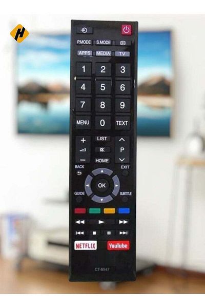 erorex جهاز التحكم عن بعد CT-8547 لتلفزيون Toshiba LCD LED