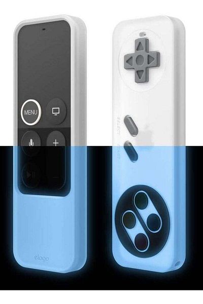 erorex Elago R4 Retro case for Apple TV Siri Remote -Nightglow Blue