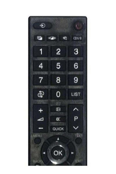 erorex Remote Control For Toshiba Screen Black