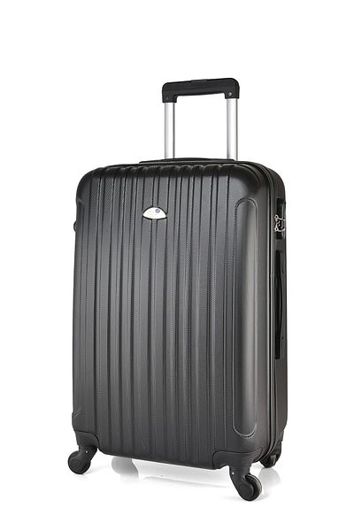 New Travel حقيبة سفر خفيفة الوزن من مادة ABS صلبة بعجلات، مجموعة من 3 قطع بمقاس 28/24/20 بوصة BR653/3P