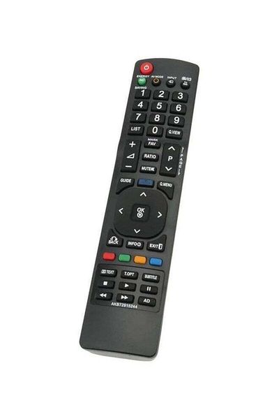 erorex Remote Control For Almost All Lg Television Sets Black