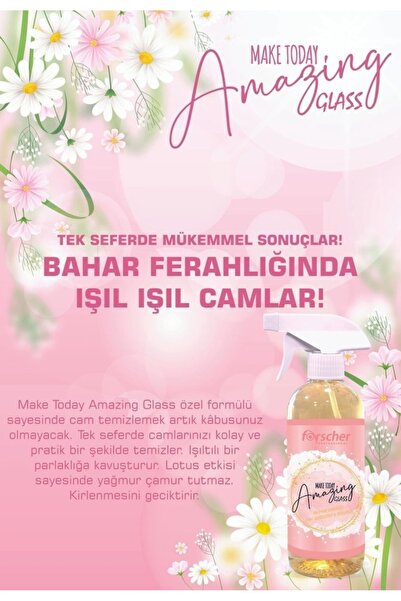 Home 1 adet amazing glass yağmur suyu tutmayan cam parlatıcı sprey 475ml
