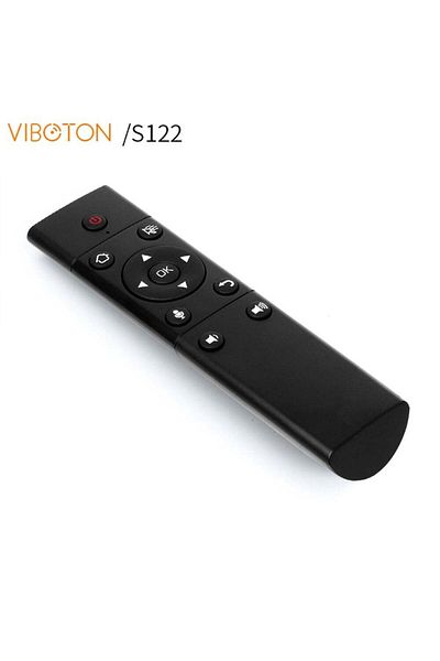 erorex Wireless Remote Control With USB Receiver For Android TV Box/Game Console/Computer/Set-Top Box Black