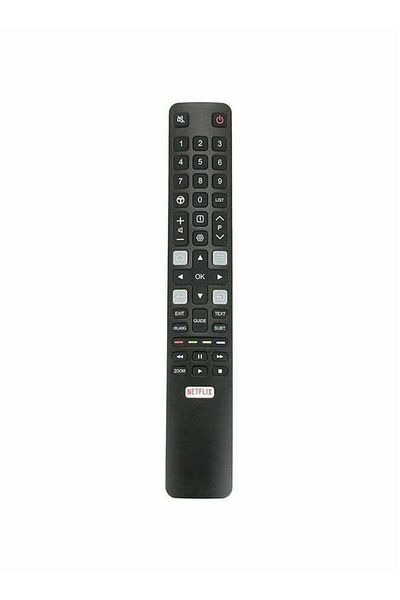 erorex Tcl Screen Remote Control Black
