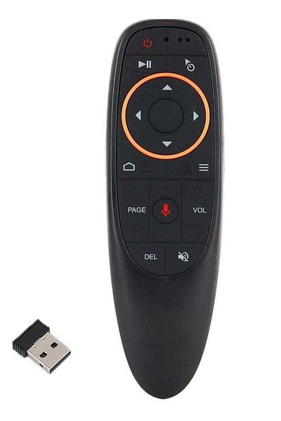 erorex Wireless Remote Control With Voice Control For Android TV Box Black