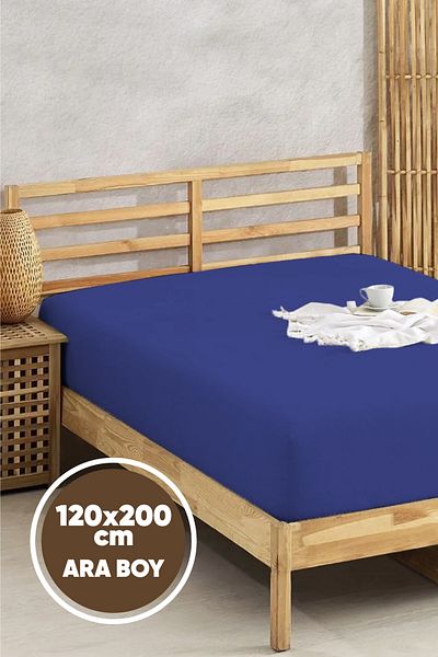 Eponj Home 120X200Cm Medium Size Cotton Jersey Sheet - Combed Cotton Elastic