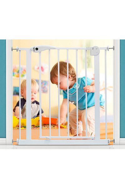 BabySafe Baby Safe Metal Safety Gate - White