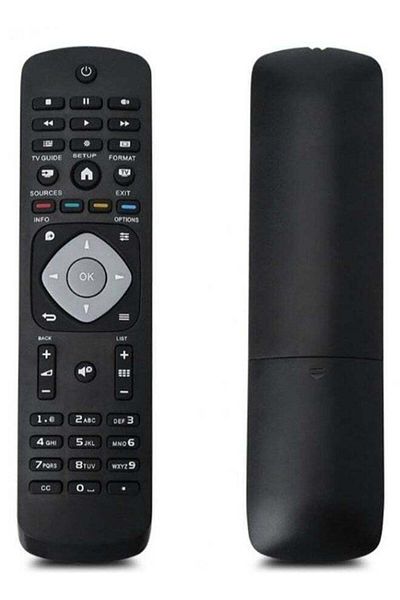 erorex Universal Philips TV Remote Control Black