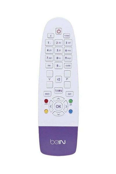 erorex Bein Sport Receiver Tv Remote Control White Purple