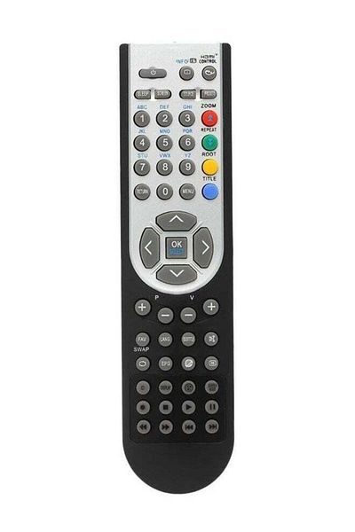 erorex Remote Control For Oki Plasma Smart Tv Black Silver