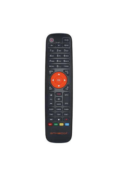 erorex جهاز التحكم عن بعد الذكي المخصص V7 New Model باللون الأسود