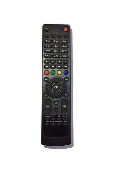 erorex Elife Etisalat Remote Control For Receiver Universal Black