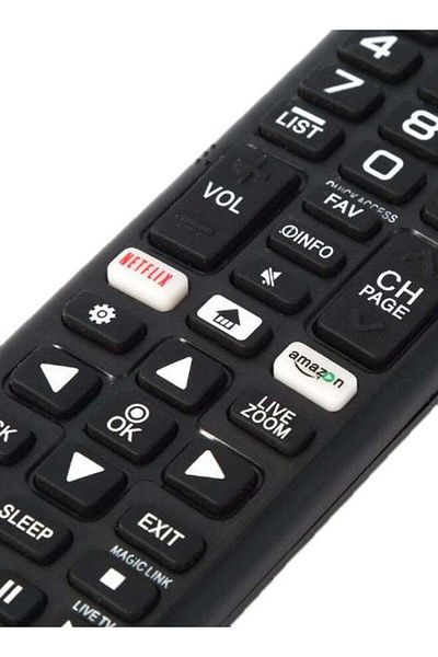 erorex Smart TV Remote Control For LG Black