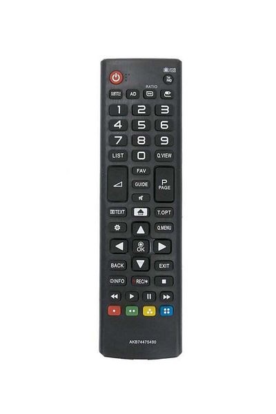 erorex Remote Control For LG LCD LED Smart TV Black
