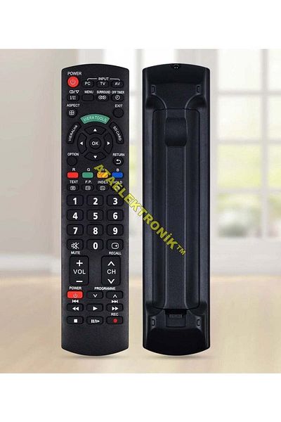 erorex Panasonic Viera N2QAYB000752 LCD LED TV Remote Control Fully Compatible with All Panasonic Models