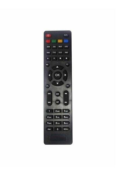 erorex جهاز التحكم عن بعد لجهاز استقبال Astra 7000T1 HD باللون الأسود