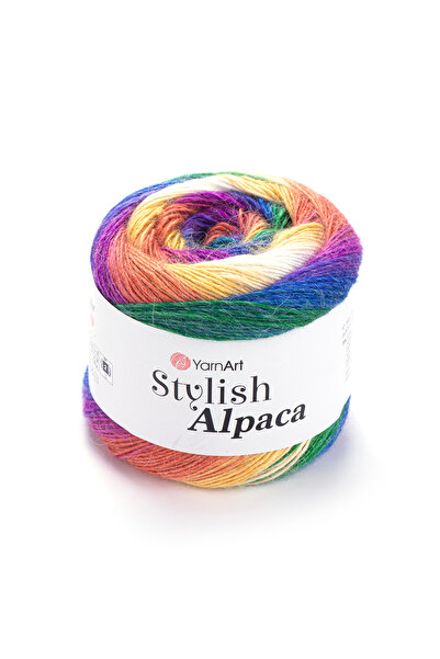 Yarnart STYLISH ALPACA - EBRULİ EL ÖRGÜ İPİ EBRULİ-7718