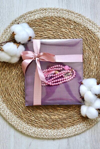 Bilenler Mevlüt Scarf Pearl Prayer Beads Gift Set 1 Piece