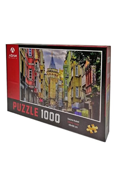 Trendy Toys Galata Kulesi 48x68 1000 Parça Puzzle