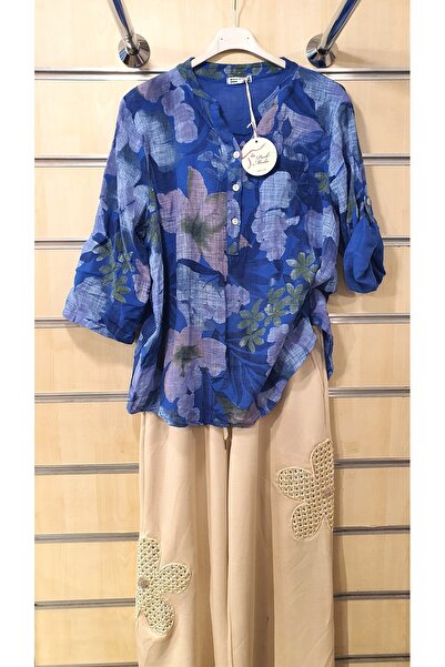 Park Moda Cămașă italiană cu model de crin