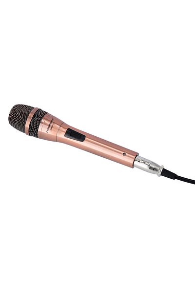 Olsenmark Microphone with Metal Capsule Body, OMMP1271 - Handheld Mic for Karaoke Singing
