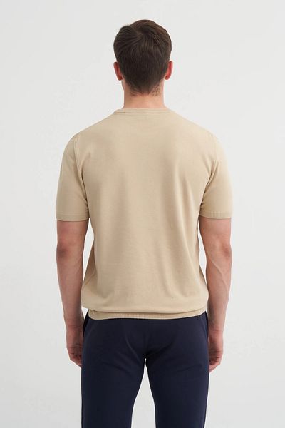 Cazador Μπλουζάκι Jazz 3030 Crew Neck Regular Fit Viscon Knitwear