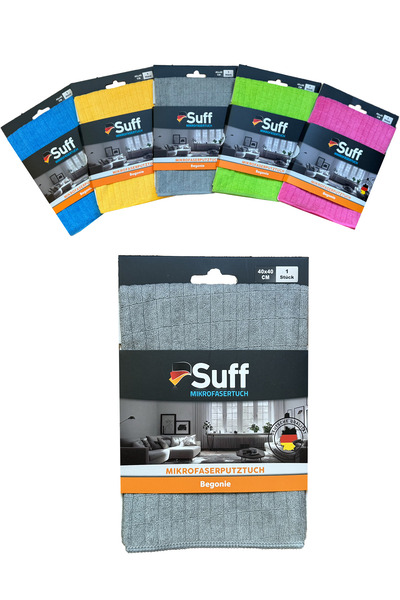 Suff Begonya Mikrofiber Genel Temizlik Bezi (40X40 CM) Leke Tutmaz Koku Yapmaz