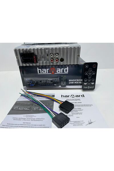 harward HR-MX1G OTO TEYP BLUETOOTH ÇİFT USB SD AUX ÇİFT AMFİ ÇIKIŞI UZAKTAN KUMANDA