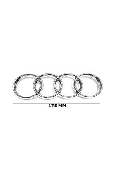 EDEXPORT Audi Bagaj Yazısı - Audi Bagaj Logo - Audi Yazı - Audi Arması - Krom_
