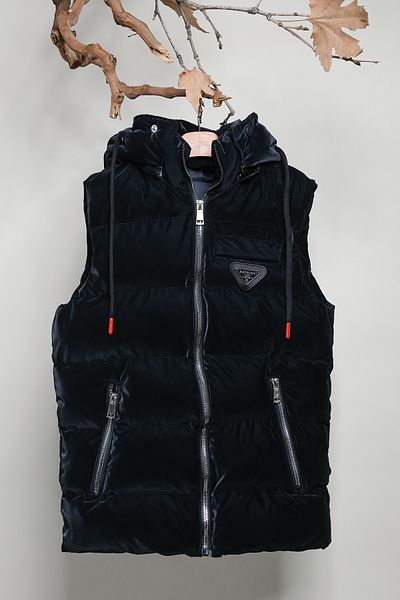 Pina Kids Пухен елек с качулка за момче Nova Fabric