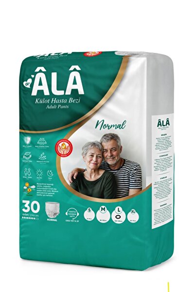 EVALA -ÂLÂ AYAKTA HASTA KÜLOT BEZ LARGE 30'LU (100-150 cm)(NORMAL)