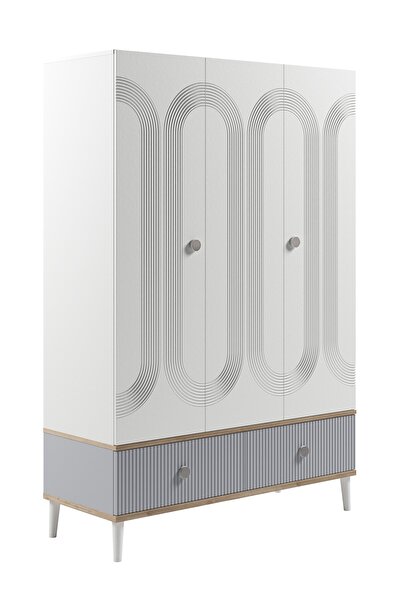 Meltem Fiona Çocuk & Genç Odası Üç Kapılı Dolap