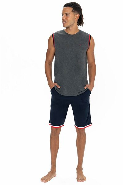 U.S. Polo Assn. Σετ ανδρικό μπλουζάκι & σορτς με τσέπη, μηδενικό μανίκι