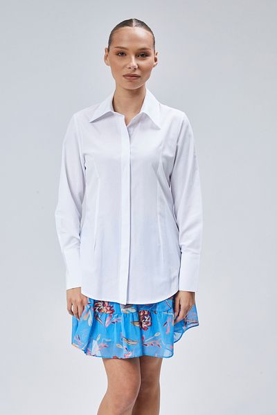 EMMAS CLOTHİNG Cămașă de damă albă de bază oversize