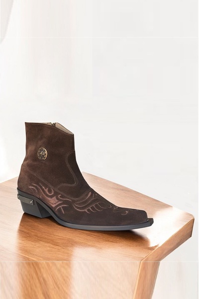 DOKA Erkek Western Bot 45391763 Süet Kahve