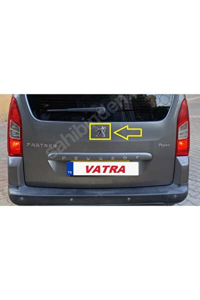 EDEXPORT Partner 2.0 Hdi 2002-2007 Boşluklu Peugeot Bagaj Yazısı ve Krom Asla...