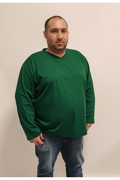 rood Μεγάλο μέγεθος Unisex ΜΑΚΡΥΜΑΝΙΚΙ ΛΑΙΜΟΥ V