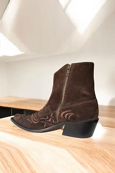 DOKA Erkek Western Bot 45391763 Süet Kahve