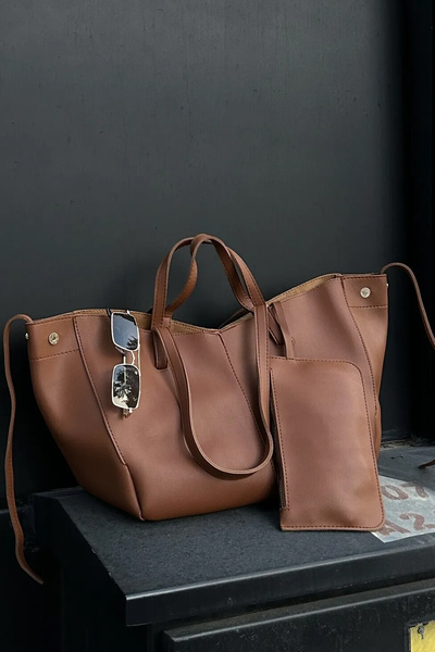 Mortanya حقيبة كتف نسائية كبيرة الحجم من روفينا مع مغناطيس ومحفظة إضافية